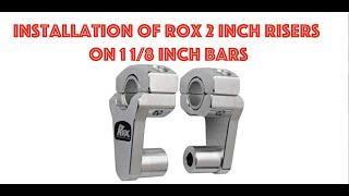 How to Install Rox Handlebar Risers on Your Motorcycle--Learn what to do and what not to do!