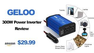 300W Power Inverter DC 12V to 110V AC Car Charger Converter Honest Review