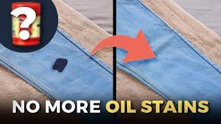 How To Get Oil Stains Out Of Clothes Instantly | Effective For Both New & Old Oil Stains