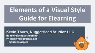 Elements of a Visual Style Guide for Elearning