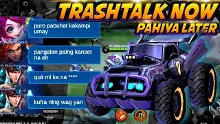 TRASHTALK NOW PAHIYA LATER| FINOLLOW PA KO AFTER GAME! | JS INSANE DRIVING | MLBB