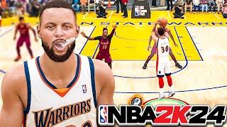 Unanimous MVP Stephen Curry & the 2016 Warriors in NBA 2K24 Play Now Online!