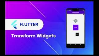 Flutter Animation Widget | 01 | Transform | Slider, Flexible, SizedBox, rotate, scale | Speed Code