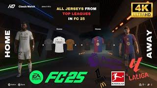 EA SPORTS FC 25 │ALL JERSEYS from TOP LEAGUES! │EA SPORTS FC 25