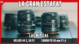 HELIOS 44 2 y Canon FD F1,4. Lentes VINTAGES probadas en SONY A7iv.