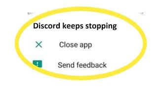 How to fix Discord keeps stopping Error Andriod | Fix discord not open problem andriod 2023