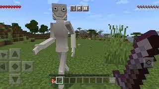 The man from the window ADDON in Minecraft PE