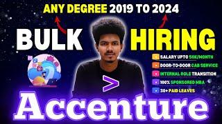 Accenture bulk hiring | Accenture off campus drive 2019 to 2024 | accenture mass hiring | Sharmilan