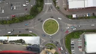 FORT KINNAIRD ROUNDABOUT NUMBER 1 - TOWARDS MUSSELBURGH