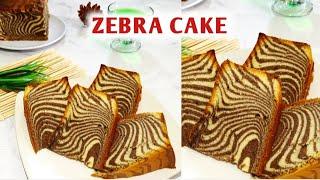 RESEP ZEBRA CAKE - LEMBUT DAN ENAK