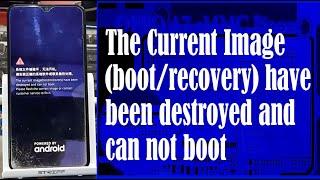 The Current Image (boot/recovery) have been destroyed and can not be boot ufi box