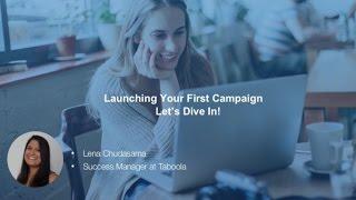 Taboola Partners - Launching your first campaign on Backstage