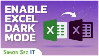 How to Enable Excel Dark Mode