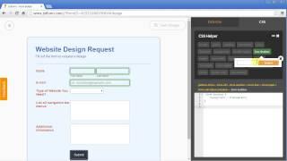 Form Designer: CSS Editor