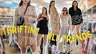 Huge Try On Thrift Haul | Styling Fall Trends From the Thrift Store