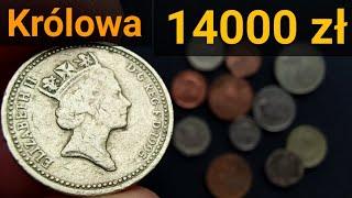 Moneta z Królową warta 14000 zł Elizabeth 2, 1 funt 1983 czy New Pence 1971 wzrost ofert i cen?