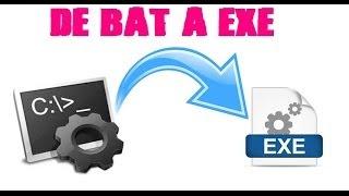 Convertir un programa Bat a Exe, y ponerle icono.