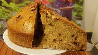 PADAT GURIH BIKIN NAGIH || RESEP BOLU KACANG WALNUT PISANG || WALNUT BANANA CAKE