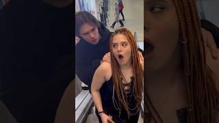 girl almost passed out #shorts #reaction #prank