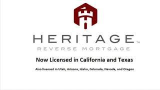 Heritage Reverse Mortgage in California and Texas