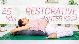 Restorative Winter Yoga - 25 Minute Peaceful Yoga Practice - Sacred Lotus Yoga