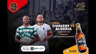 LIVE: ZIMBABWE VS ALGERIA | FINAL 2024 MEN’S RUGBY AFRICA CUP