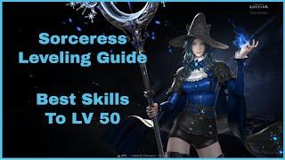 Lost Ark Sorceress Leveling Guide & Build | Recommended Mobbing & Leveling Skills With Explanation