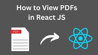 How to View PDFs in React JS with React PDF Viewer