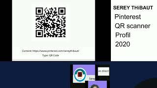 Pinterest scanner QR profil