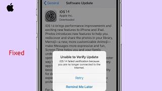 iOS 14: Unable to Verify Software Update error on iPhone and iPad - Here's the Fix