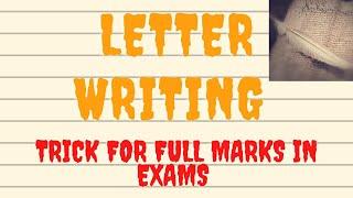 Letter Writing in English/ Format of Letter Writing/ Letter Writing Trick / Formal & Informal Letter