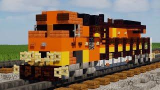 Minecraft BNSF C44-9W 1:1 Scale Train Tutorial