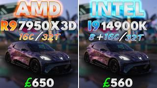 R9 7950X3D Vs. i9 14900K + RTX 4090 | 1080p | DLSS | RT