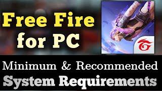 Free Fire PC System Requirements || Free Fire for PC Requirements