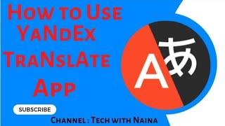 How to use Yandex translate Apple | Yandex translate App se kaise koi b language change Karen |#tech