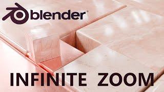 How to Make an Infinitely Zooming Animation in Blender - Blender Tutorial