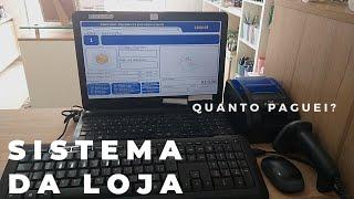 SISTEMA que uso na Loja + Impressora de CUPOM + Leitor de Código de Barras