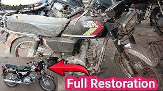 Hero Honda CD 100 Full Restoration | Old Soviet Motorcycle Full Restoration 