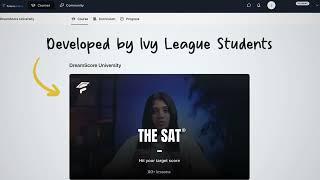 Hit your target SAT Score: DreamScore University