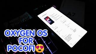 Oxygen OS  Oneplus 6T UI In POCO F1