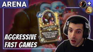 NEW META - Taking Aggressive To The Next Level | Hunter & Paladin Arena (Full Run)