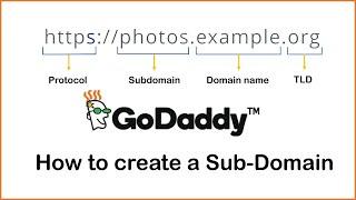 How to create a subdomain in godaddy 2022 for Free - Domains in hosting account Tutorialsfor.com