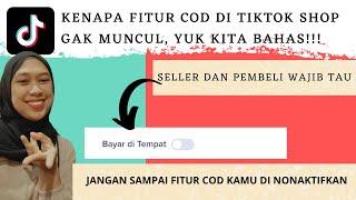 FITUR COD GAK MUNCUL DI TIKTOK SHOP || COD DI TIKTOK SHOP || TUTORIAL TIKTOK SHOP