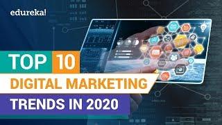 Top 10 Digital Marketing Trends in 2020 | Future of Digital Marketing | Edureka