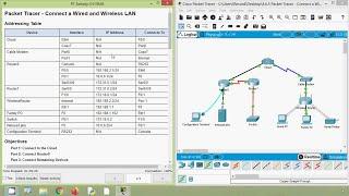 4.6.5 Packet Tracer - Connect a Wired and Wireless LAN