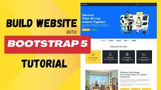 Responsive Website with Bootstrap 5 Project