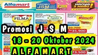 Promosi JSM Alfamart Terbaru 18 - 20 Oktober 2024 || Promosi Alfamart