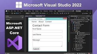 Create ASP.NET Core Web Application using Visual Studio 2022