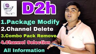 D2h Pack change kaise kare | D2h Channel Activate kaise Kare | D2h Package kaise banaye | D2h Packag