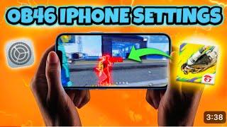 Free Fire OB46 iPhone Best Settings for 97% Headshots | iphone dpi free fire | iphone macro freefire